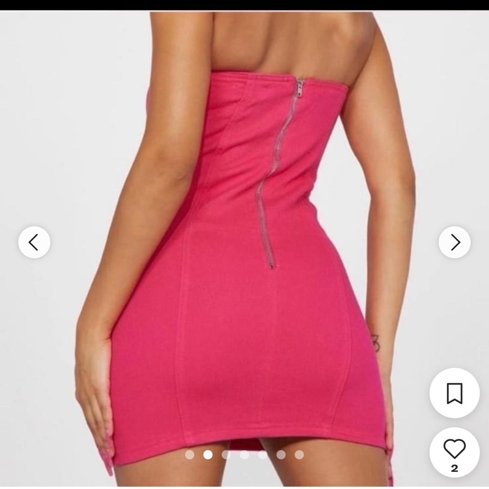 NEVER WORN Nova Pink Mini Dress - Picture 2 of 6